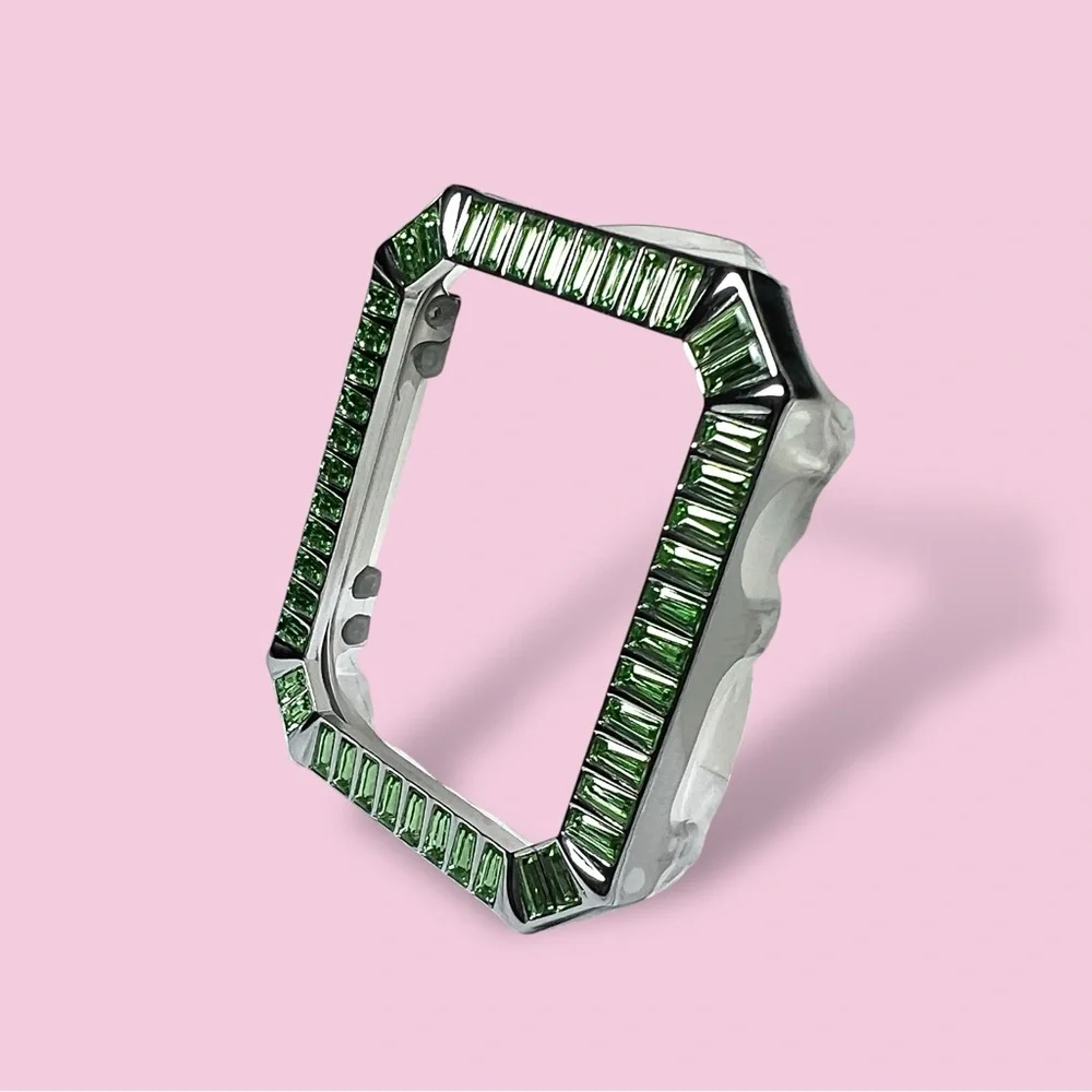 Swarovski Women’s Green Crystals Apple Watch Cover 40mm